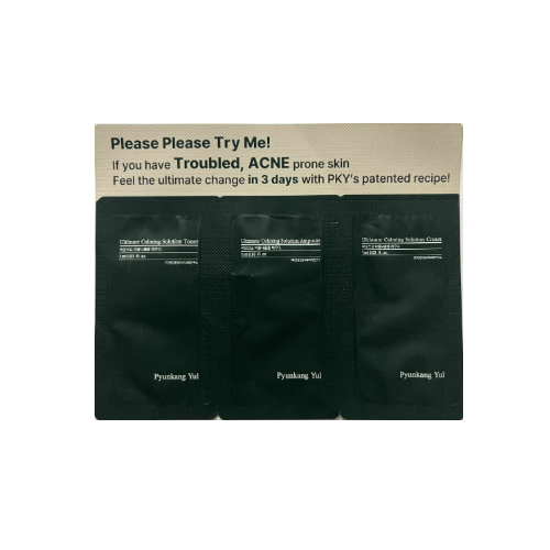 Pyunkang Yul Ultimate Calming Solution Toner 1ml+Ampoule+Cream 