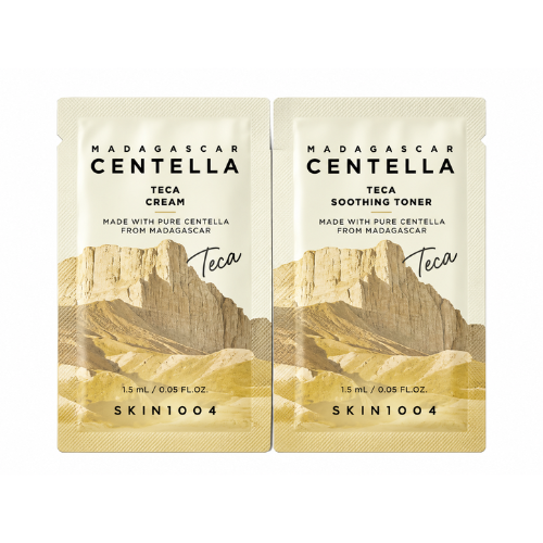 SKIN1004 Madagascar Centella Teca Cream 1.5ml + Soothing Toner 1.5ml