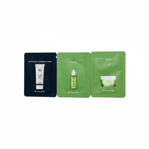 Dr. Ceuracle tea tree purifine essence + cream + pro balance soothing cleansing foam 2ml