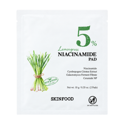 SKINFOOD Lemongrass Niacinamide 5 Pad 10g