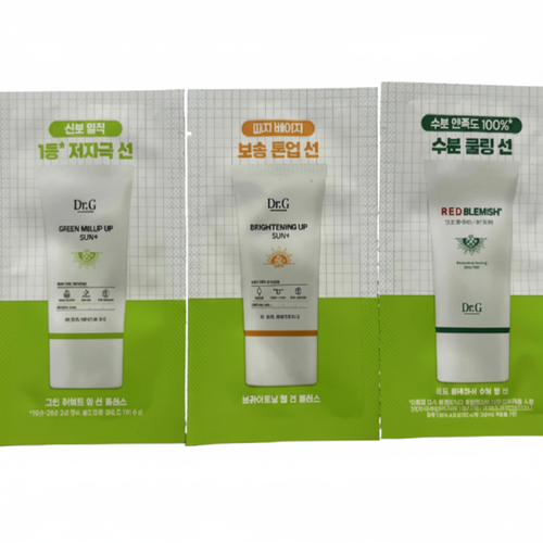Dr.G Green MIld Up  + Brightening Up + Red Blemish (3P)