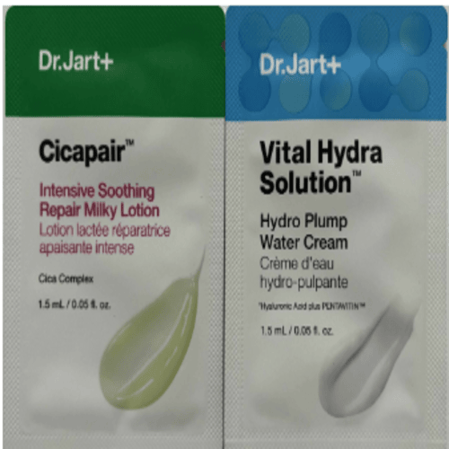 Dr.Jart+ Cicapair Intensive Soothing Repair Milky Lotion 1.5mL + Hydro Plump Water Cream 1.5mL