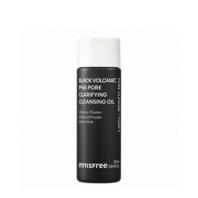 Innisfree Black Volcanic PHA Pore Clarifying Cleansing Oil 25ml