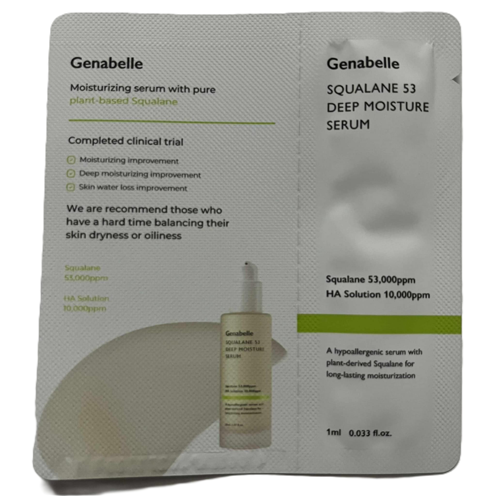 Genabelle Squalane 53 Deep Mositure Serum 1ml