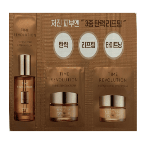 Missha Time Revolution Primestem100 Lifting Serum, Cream & Eye Cream(3P)