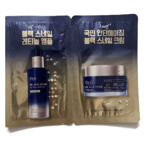 Dr.G Black Snail Retinol Ampoule + Cream (2P)