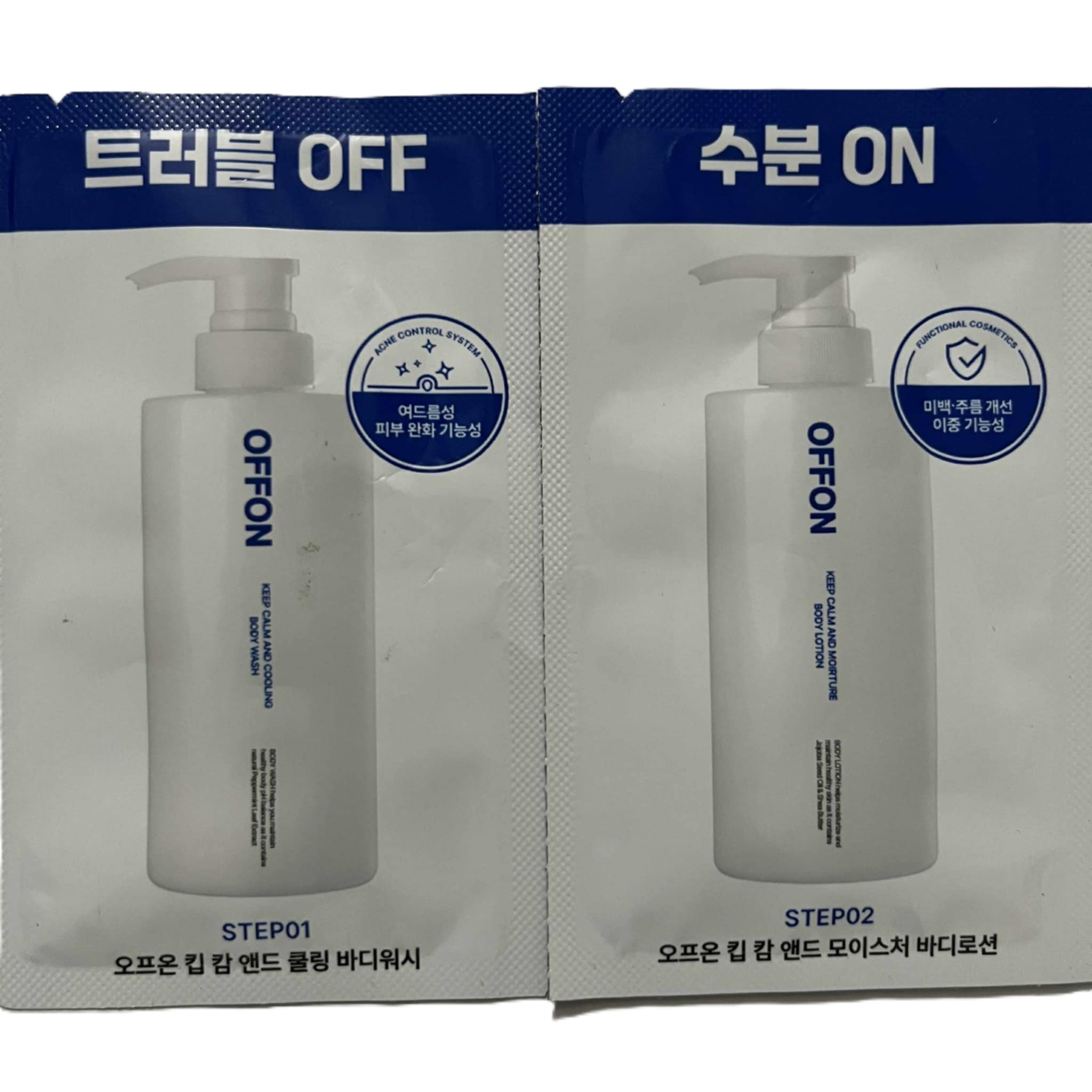 OFFON Keep Clam And Cooling Body Wash + Body Lotion [2P]