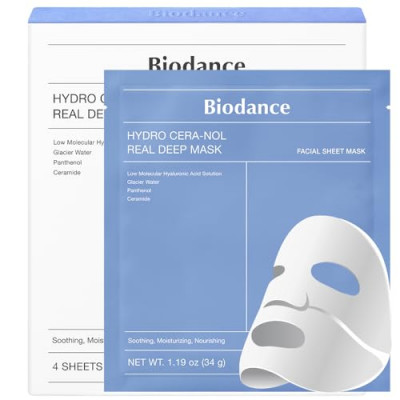 Biodance Hydro Cera-Nol Real Deep Mask 1 box (4 Sheets)