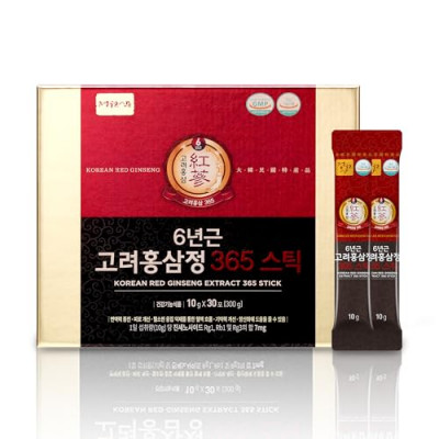 JungWonSam 6-Year-Old Korean Red Ginseng Extract 365 10g*30 Sticks