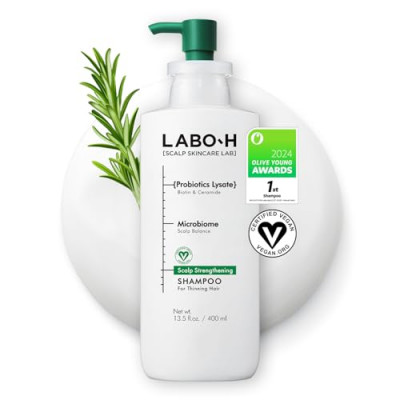 LABO-H Probiotics Hair Loss Care Scalp Strengthening Shampoo 400ml