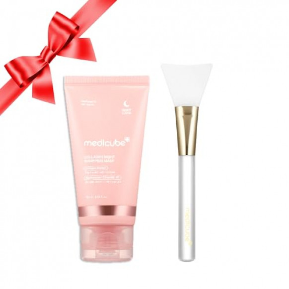 Medicube Collagen Night Wrapping Mask 75ml + Jelly Brush