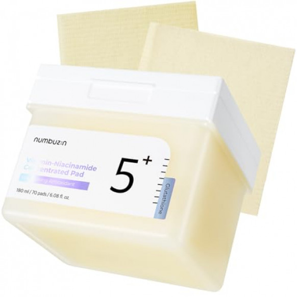 Numbuzin No. 5 Vitamin-Niacinamide Concentrated Pad 180ml (70 Sheets)