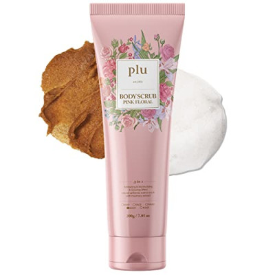 Plu Body Scrub Pink Floral 200g
